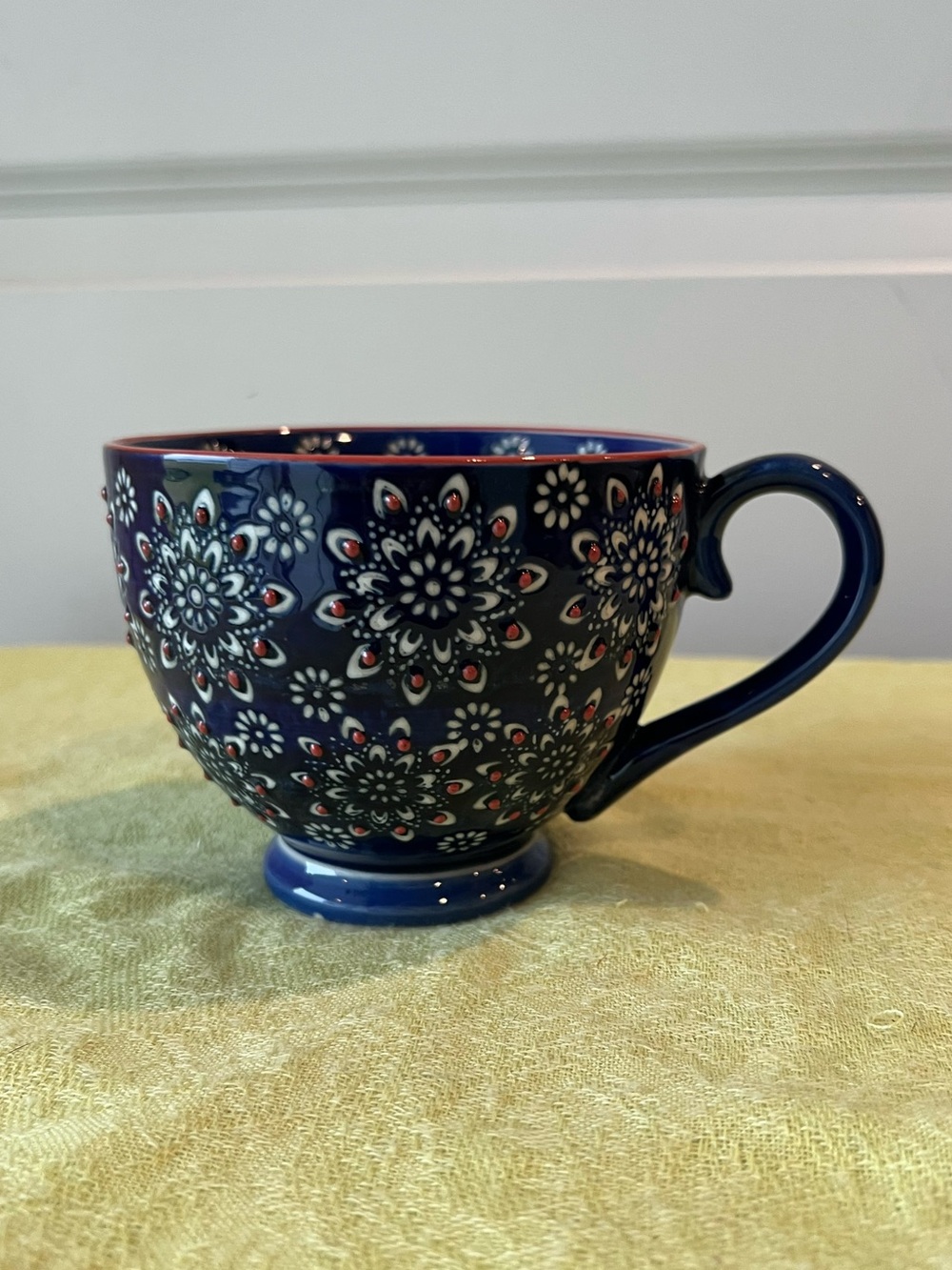 Yokohama Studio Hand-Painted Blue Ceramic Mug